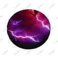 thumbnail image 5 of Motif Abstrait d'Éclair en Polyester, Housse de Roue de Rechange Universelle pour Remorque RV SUV Camion Campeur, 5 of 5