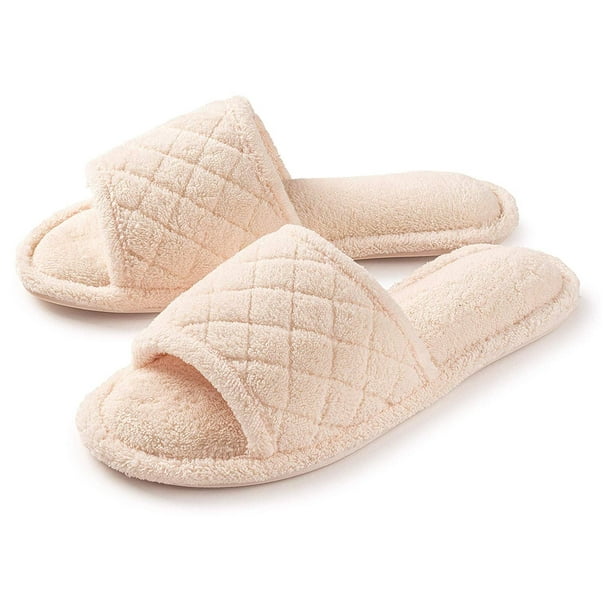 Roxoni Ultra Soft Spa Slippers for Women Cozy, Fuzzy Terry
