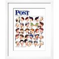 thumbnail image 2 of Chain of Gossip Saturday Evening Post Cover, March 6,1948, Framed Art Print Wall Art by Norman Rockwell Sold by Art.Com, 2 of 6