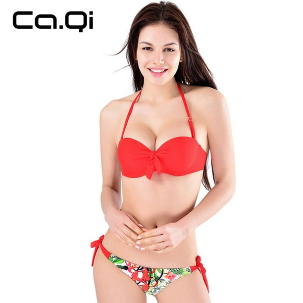 Coco Reef Push-Up Halter Bra/Size 36A/B-38A/B Womens 38B Swim Bikini Top  Black