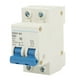 thumbnail image 3 of Disyuntor de corriente residual, disyuntor en miniatura, disyuntor 2 P, equipo de control de distribución de energía fabricado con cuidado, 3 of 8