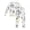 White, variant on AWZXDE Christmas Pajamas Outfits Set Boys Pajamas Long Sleeve Top And Pants Doodle For Kids Holiday Family Matching Outfits White,7-8 Years