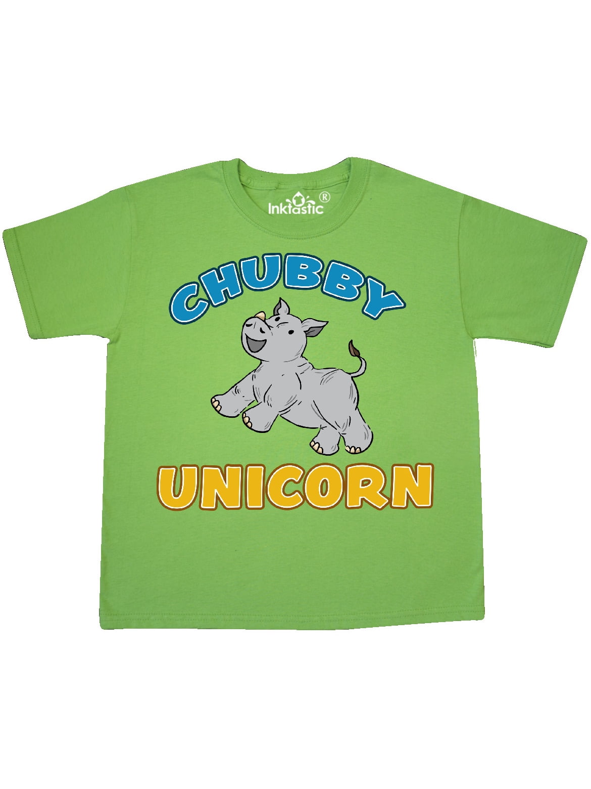 INKtastic Chubby UnicornBaby Rhino Youth TShirt