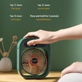 thumbnail image 6 of RoamHome Portable Desk Fan Small Quiet Desktop Mini Fan, Mute USB Rechargeable Tabletop Personal Cooling Fans for Bedroom Office, High Appearance Gift for Students Workers (Green), 6 of 9