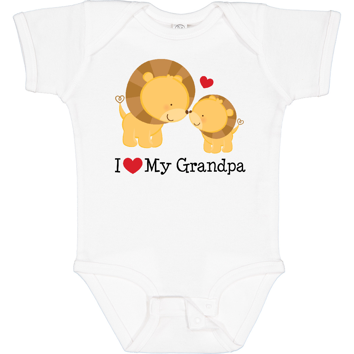 Inktastic I Love My Grandpa Boys or Girls Baby Bodysuit