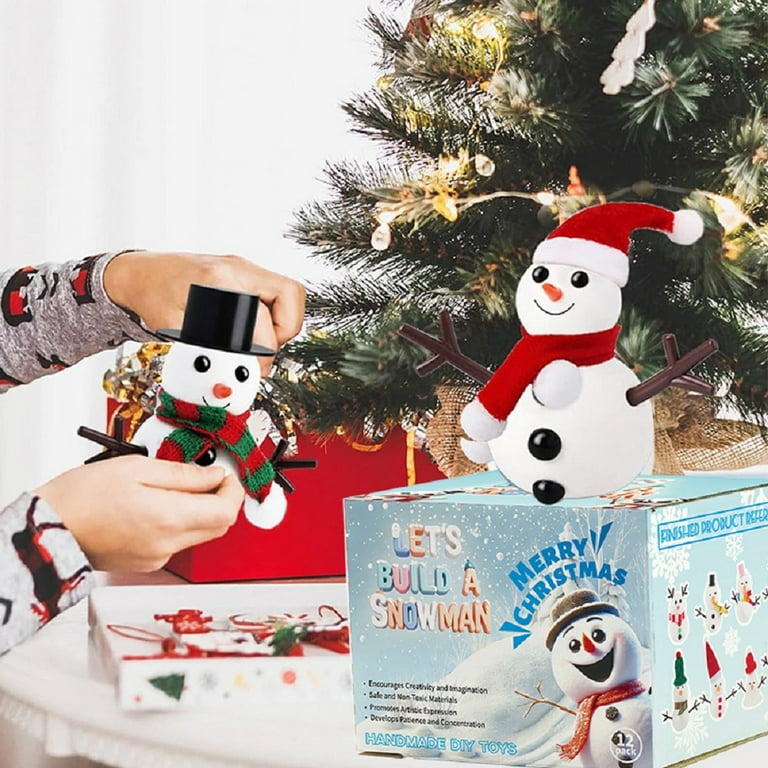 12 Pack Build a Snowman Kit Christmas Stocking Stuffers Christmas