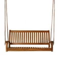 thumbnail image 2 of All Things Cedar Teak Swing & Cushions, White, 2 of 8