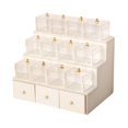 thumbnail image 3 of 1:12 Scale Fruit Stand Dollhouse Wooden Display Riser Stand Grocery Store Mini, 3 of 7