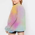 thumbnail image 6 of Mercatoo Girls and Toddlers Sweatshirts Fashion Tie Dye Print Pullover Tops Crewneck Loose Fit Long Sleeve Fall Winter Cute Clothes, 6 of 7