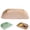 Khaki, variant on Waterproof PU Leather Cat Feeding Mat, Non-Slip Pet Food Mat with Raised Edge, BPA-Free Easy Clean Placemat for Small Dogs, 19.7"x13.8"