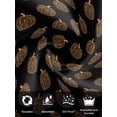 thumbnail image 7 of Black Brown Pumpkins Fall Cloth Napkins Set of 8 Reusable Dinner Napkins, Thanksgiving Botanical Modern Art Cocktail Napkin Washable Table Napkins for Wedding/Holiday Party/Baby Shower 20"x20", 7 of 7