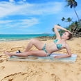 thumbnail image 6 of SKYSONIC Beach Towels 30"x60", Starfish Seashells Summer Beach Camping Towels Tropical Ocean Sea Sand Free Beach Towel, Large Beach Towels Quick Dry Bath Travel Towels Pool Yoga Beach Mat for Men WOM, 6 of 7