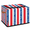Multicolor 2, variant on ADECORIVY Animal Dogs Fabric Storage Bin with Lid, Decorative Closet Shelf Organizers, Cute Pug Foldable Basket Box Clothes Storage Bin with Handles