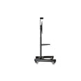 thumbnail image 3 of Pemberly Row 32"-70" Mobile A/V and TV Cart with Component/Webcam Shelf Black, 3 of 7