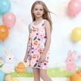 thumbnail image 6 of SELONE Easter Dress Girls Sleeveless Tank Dress Crew Neck Sundress with pockets Easter Egg Bunny Casual Hoilday Outfits, 6 of 6