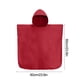thumbnail image 3 of Toalla de Playa Tipo Albornoz de Secado Rápido con Capucha | Poliéster Rojo | 60X60Cm | Ideal para Surf, Natación y Baño | Niños de 5 a 13 Años, 3 of 6