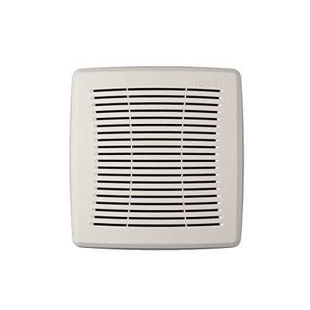 

Broan-NuTone FGR101S Economy Replacement Square Ceiling Bathroom Ventilation and Exhaust Fans Easy DIY Installation White Grille Cover