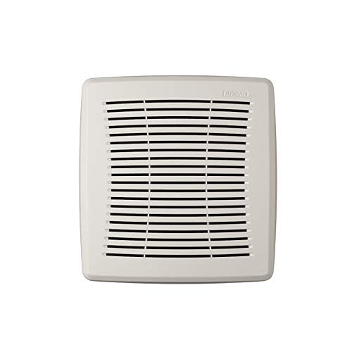Broan Nutone Fgr101s Economy Replacement Square Ceiling Bathroom Ventilation And Exhaust Fans Easy Diy Installation White Grille Cover Com - How To Remove Nutone Bathroom Vent Cover