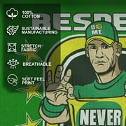 WWE John Cena Respect Earn It Boys Graphic Tee, Kelly Green, Medium