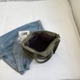 thumbnail image 4 of Bolso de mano de pana para mujer Bolso bandolera con bandolera Bolso hobo Otoño Invierno Bolso para citas (verde), 4 of 8