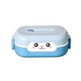 thumbnail image 2 of Oleegame 2PC Stainless Steel Cutlery Set Cute Cute Lunch Box For Students To Eat Lunch Box Portable Girl Fruit Light Food Lunch Box, 2 of 4