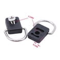 thumbnail image 4 of Kayak D Rings Safety Tie Down Loop with Screws, Durable Lightweight Deck Fitting Accessory, Canoe D Buckles for Bungee Set Kayak Accessories, 4 of 10