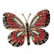 thumbnail image 5 of Clip de mariposa brillante para coche para mujer, decoración interior del coche, ambientador para coche negro rojo, 5 of 9