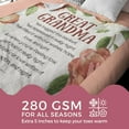 thumbnail image 2 of Great Grandma Gifts, Super Soft Flannel Throw Blankets Gifts for Great Grandma, Great Grandmother Nana, Gigi, Granny, Grammy Presents for Birthday Mothers Day, 50” x 60”- Best Ever, 2 of 6