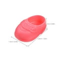 thumbnail image 2 of CIMAXIC 4 Pairs Newborn Baby Shoes Plastic Assorted Color Comfortable Flats for Dolls Parties, 2 of 8