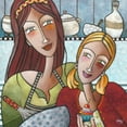 thumbnail image 3 of Bandiziol, Geraldine 12x12 Black Modern Framed Museum Art Print Titled - Complicite gourmande, 3 of 5