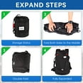 thumbnail image 2 of Egoelife Backpack Foldable Sports Daypack Outdoor Travel Camping Hiking Trekking Backpack (Black-28L), 2 of 11