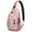 Aesthetic Pig, variant on Artistic Butterfly Sling Backpack for Women, Aesthetic Floral Print Lightweight Crossbody Shoulder Bag for Outdoor Hiking and Travel