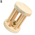 thumbnail image 2 of Flmtop Haltères en Bois Naturel Jouet à Mâcher à Rouleau pour Cochons d'Inde Rats Lapins, 2 of 9