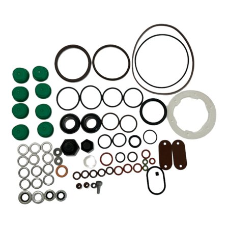 "Diesel Injection Pump Seal Replacement Kit Compatible with Roosa Master DB/JDB/DC Series Pumps - 12-Piece Set"