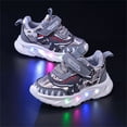 thumbnail image 3 of OGLCCG Kids Light Up Shoes Led Flash Sneakers for Boys Girls Lightweight Outdoor Athletic Mesh Breathable Gym Running Sneakers, 3 of 4