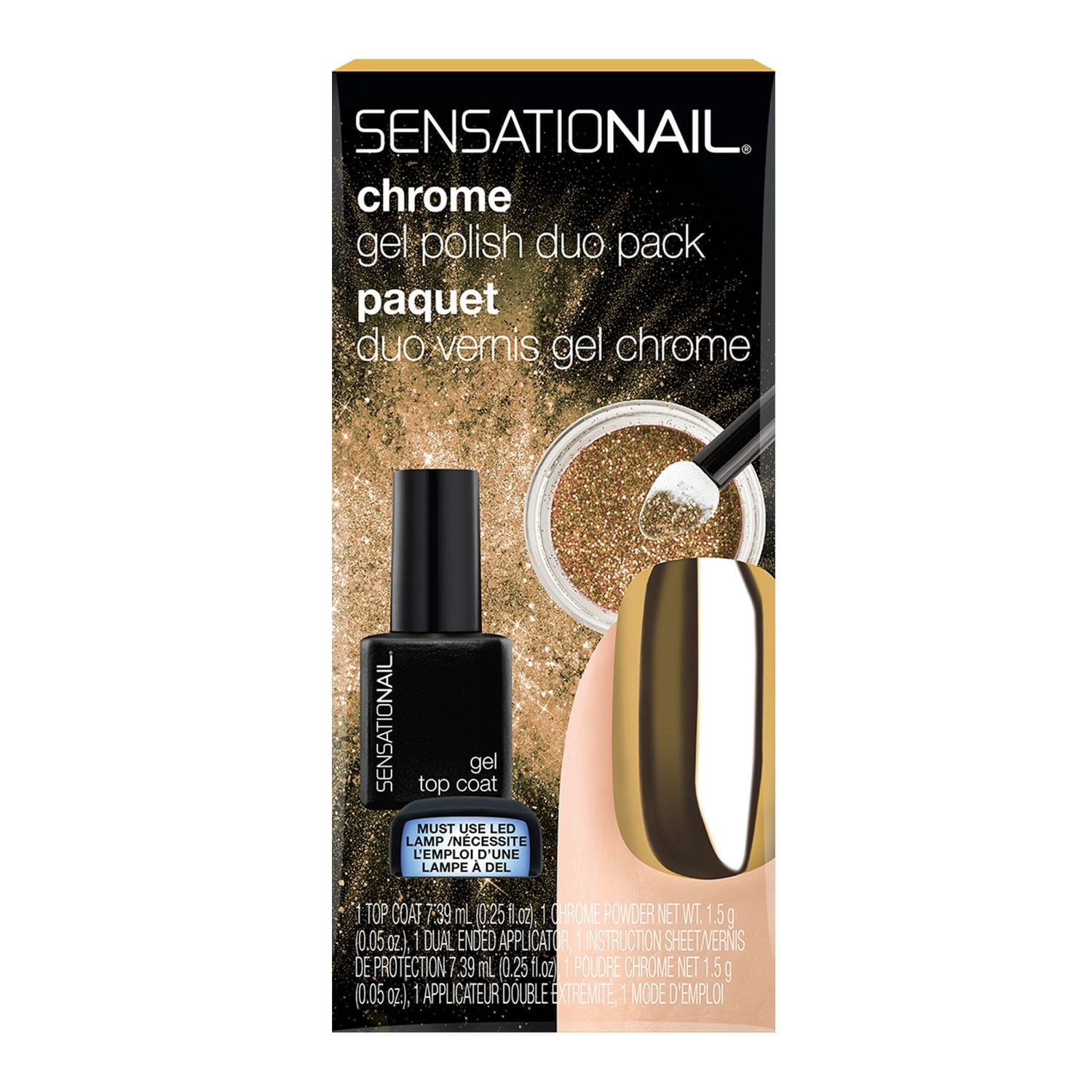 SensatioNail Chrome Gel Polish Duo