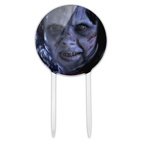 Acrylic The Exorcist Regan Character Cake Topper Party Decoration for Wedding Anniversary Birthday Graduation