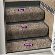 Presto Fit 50093 6 In. Step Huggers For RV Stair, Butter Peppercorn