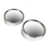 C Accessories 2 Pack Blind Spot Chrome Round Adjustable - 2 In.