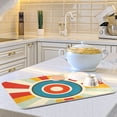 thumbnail image 6 of Yayeee Dish Drying Mat for Kitchen Counter Ultra Absorbent Easy Clean Pad 18x16", Colorful Circles, 6 of 7