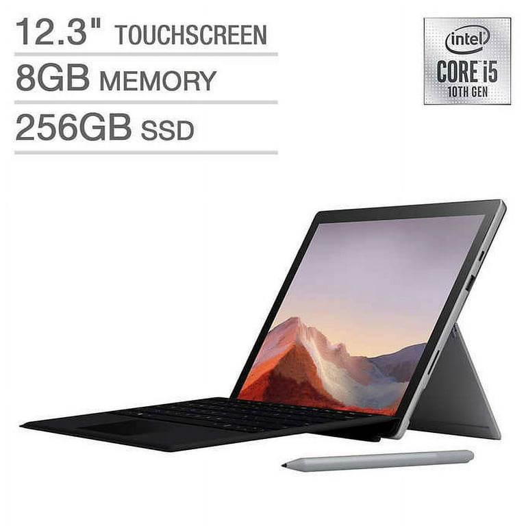Microsoft Surface Pro 7 (Core i5, 8GB, 256GB) Bundle with