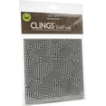 thumbnail image 2 of Hero Arts Background Cling Stamp 6"X6"-Maze Bold Prints, 2 of 4