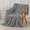 Gray, variant on Kate Aurora Regal Luxe Oversized Ultra Soft & Fuzzy Lined Accent Throw Blanket - 50 in. W x 70 in. L - Light Gray