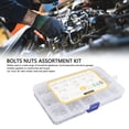 thumbnail image 4 of Bolts Nuts Assortment Kit, Stainless Steel Metric Bolts Nuts Assortment Kit Assorted Easy To Install Burrless  for Better Tightening, 4 of 7