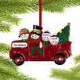 thumbnail image 3 of Vintage Red Truck Snowman Family Of 6 Ornament, 3 of 5