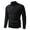 Black, variant on Slim Quarter Zip Sweaters for Men Long Sleeve Ribbed Hem Casual Business Golf Tops Soft Light Stretchy Knit Daily Comfort Warm Sweaters