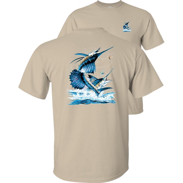 Fair Game Sailfish Fishing TShirt, Swordfish Saltwater Fish, Fishing