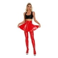 thumbnail image 2 of Cathalem Midi Skirts for Women Ribbed Knit Basic Tube Midi Skirt,Red XXXL, 2 of 5