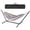 White-Brown, variant on CONCETTA Double Hammock with Space Saving Steel Stand, Portable Outdoor Patio & Yard Relaxation