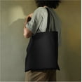 thumbnail image 5 of Top Cotton Pack of 6 – 100% Cotton Reusable Tote Bags – Bulk Grocery, Shopping, DIY, Beach & Gift Use (Black), 5 of 6